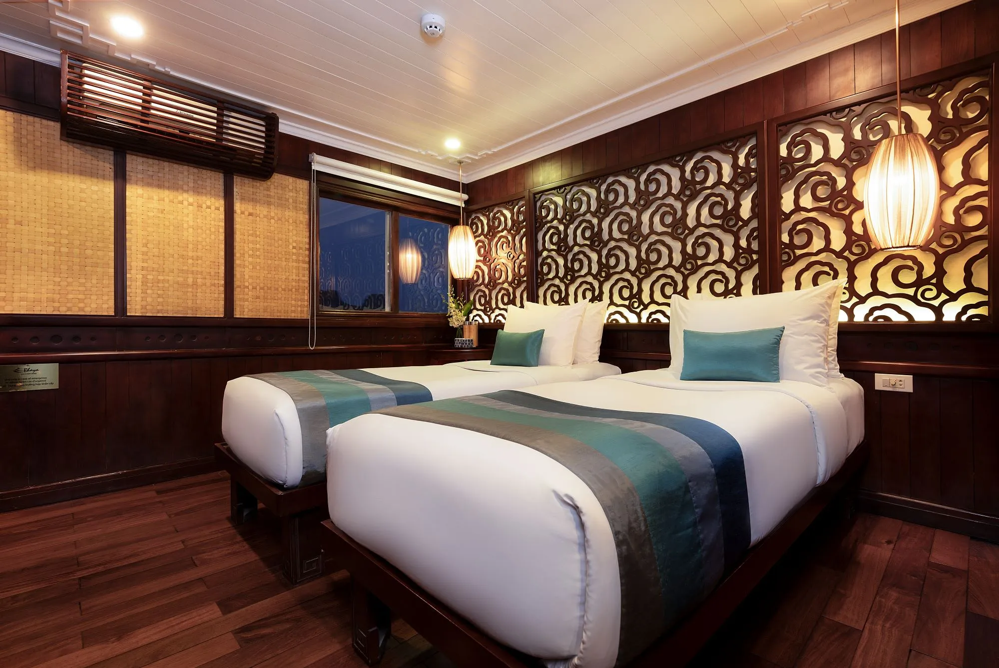 Doppelbettzimmer im Bhaya Halong Cruises